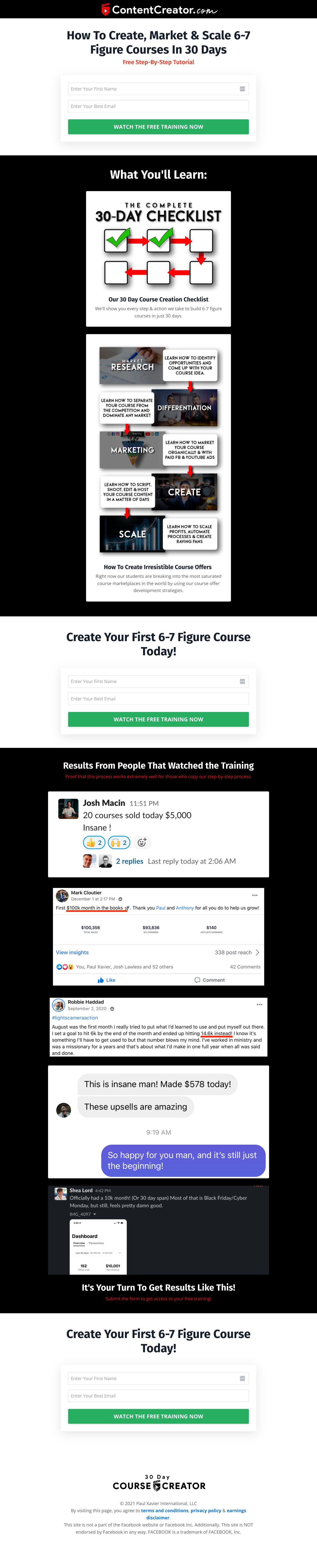 landing page design inspiration